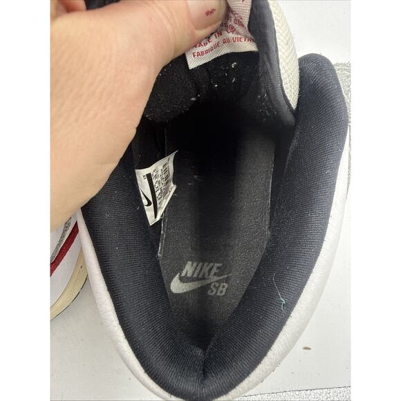 Size 10.5 - Nike Dunk Pro Sb Mid White - Picture 6 of 10